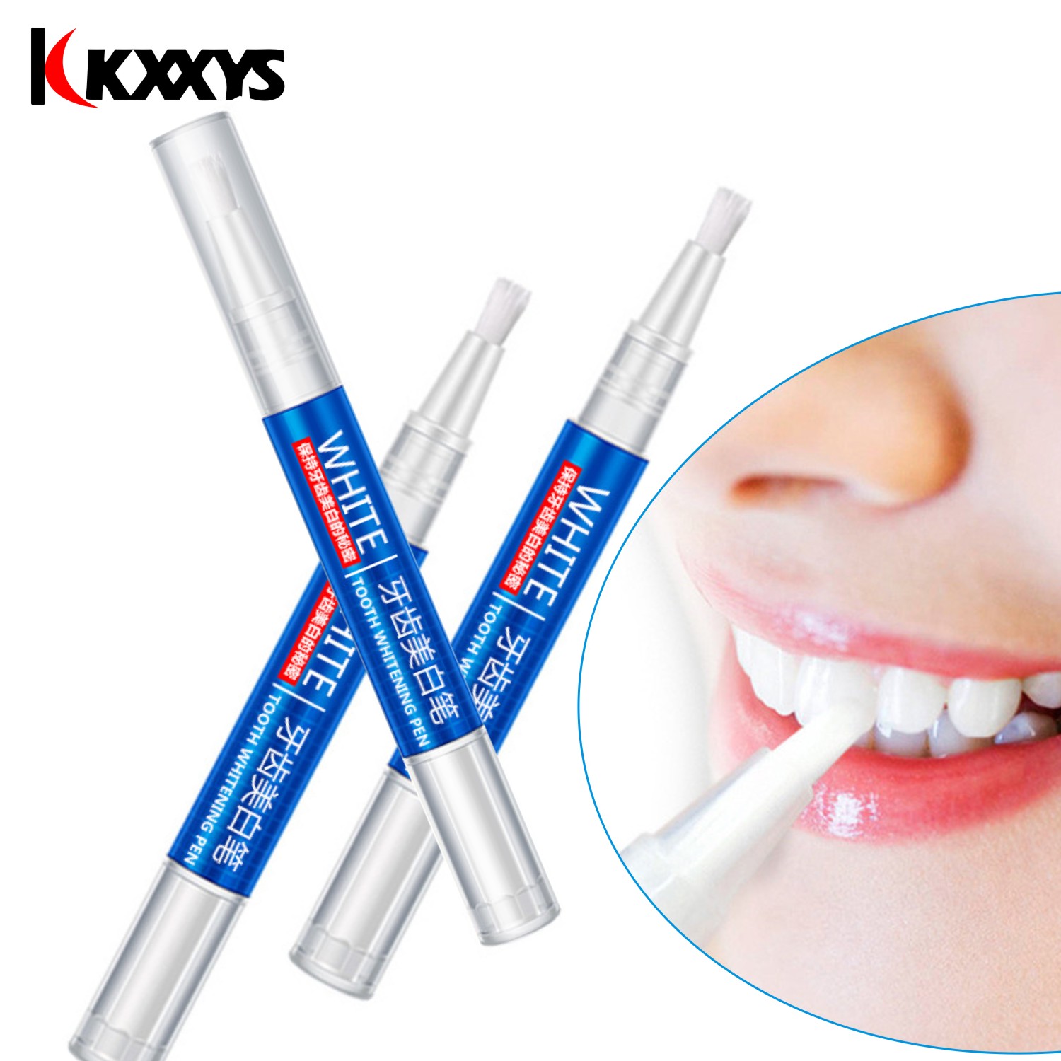 Teeth Whitening Pen - 2 قطعة * 3 مللي شعبية