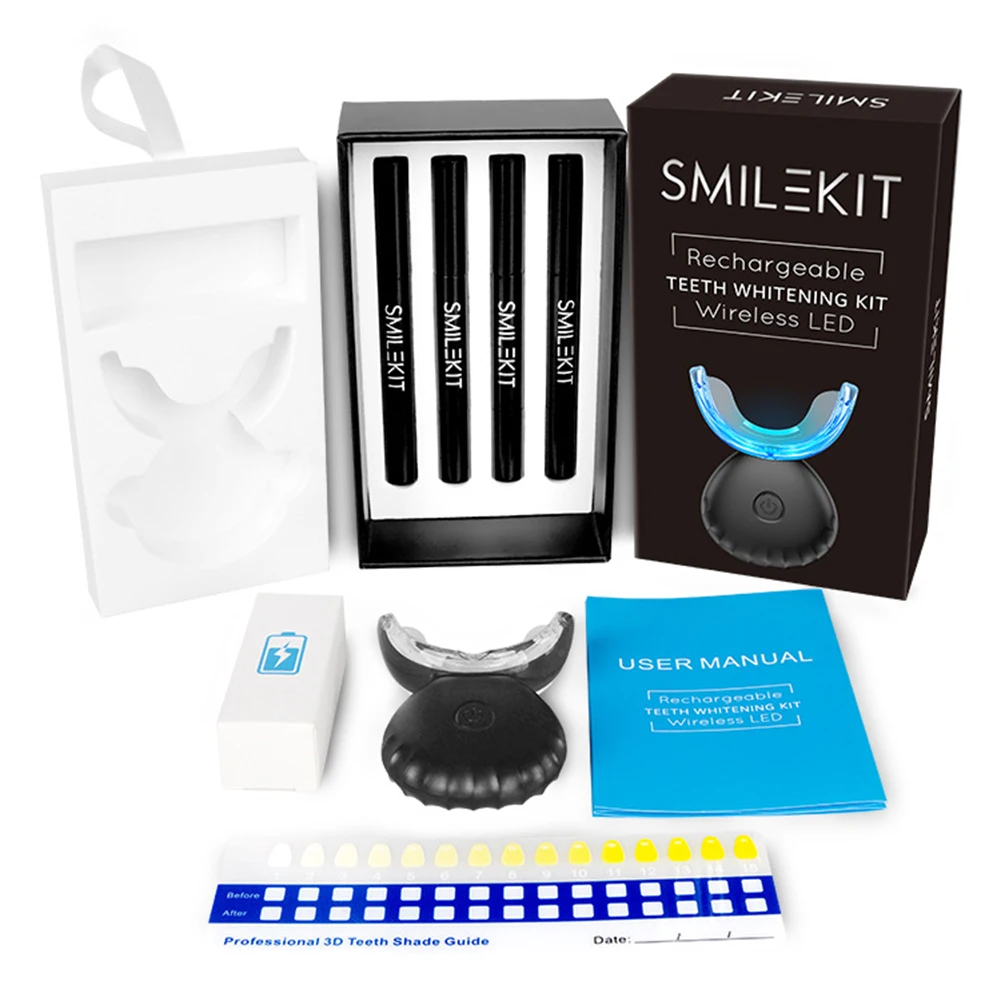 Teeth Whitening Pen - طقم تبييض الأسنان صغير 16 LED