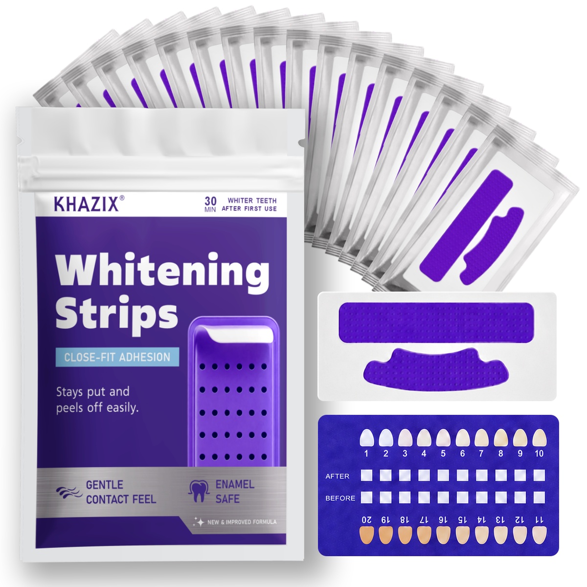 Teeth Whitening Strips Crest - 7 قطع من شرائط تبييض الأسنان