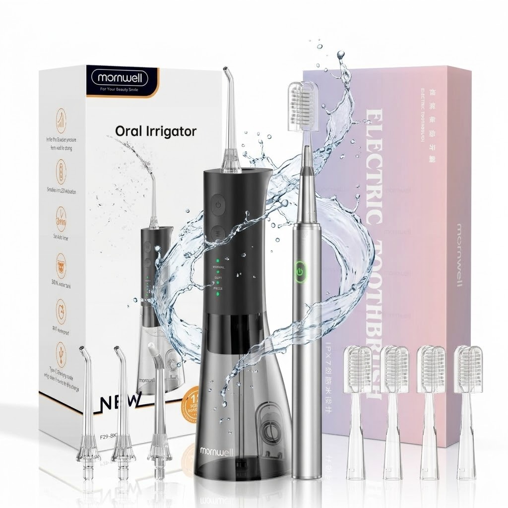 Electric Toothbrush Sonic - جهاز تنظيف الأسنان بالماء مع فرشاة