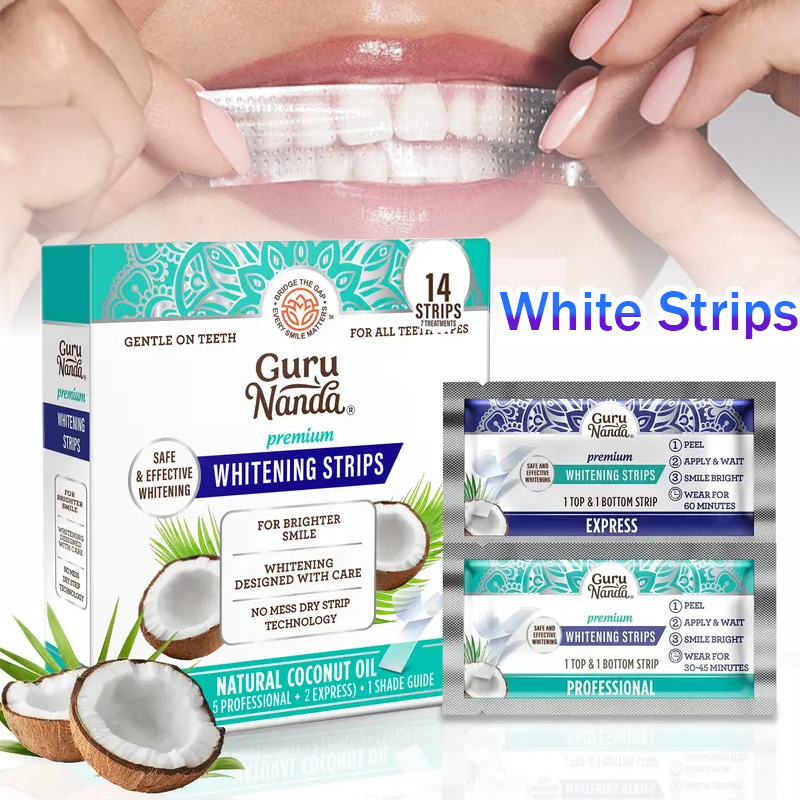 Teeth Whitening Strips Crest - 1/2/3 علب من شرائط تبييض الأسنان