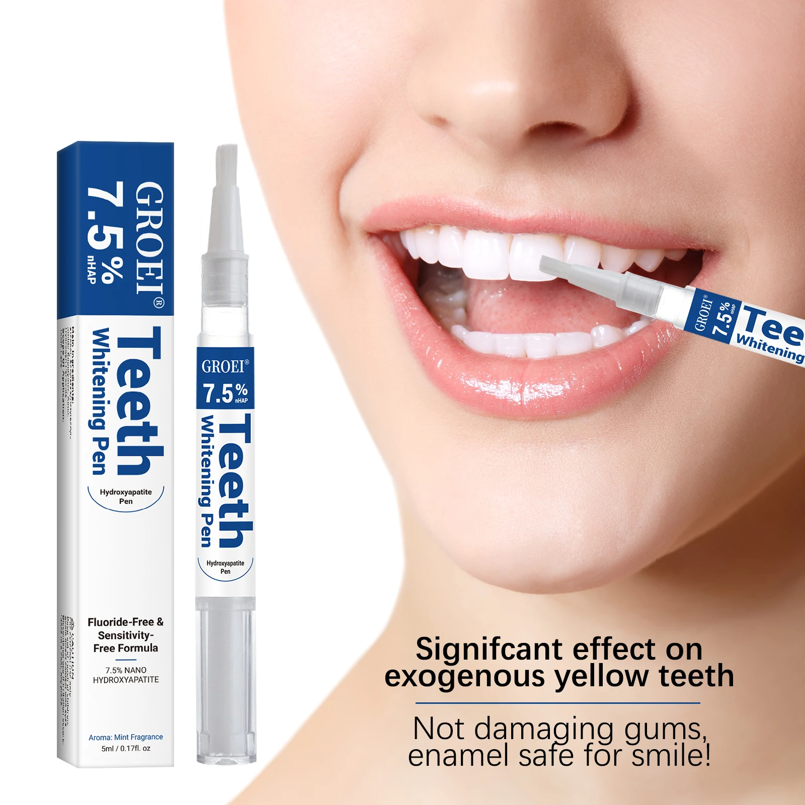هيدروكسياباتيت تبييض الأسنان ا - مراجعة Teeth Whitening Pen وسعره
