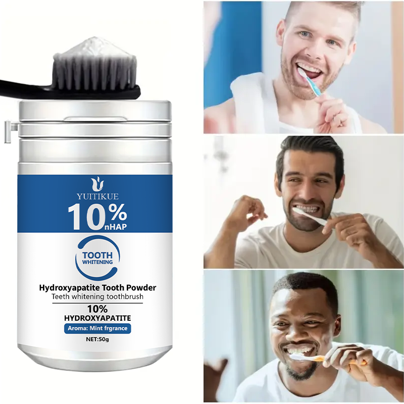 YUTIKUE 10% nHAP مسحوق الأسنان - مراجعة Teeth Paint Whitening وسعره