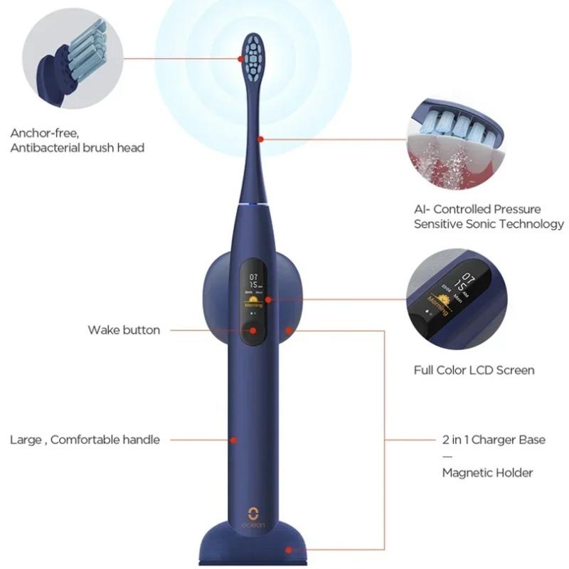 فرشاة أسنان كهربائية أوكلين إك - مراجعة Electric Toothbrush Sonic وسعره