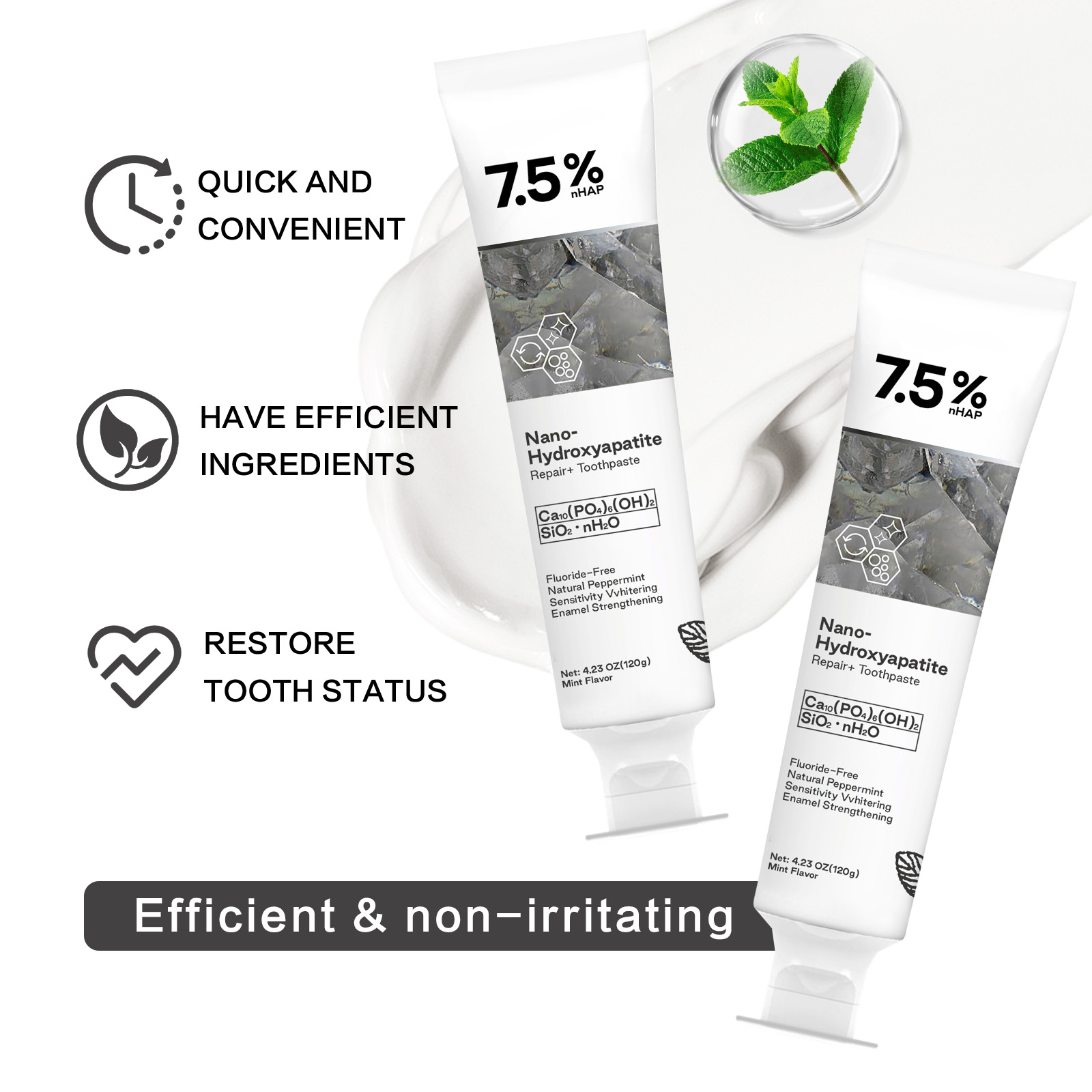معجون أسنان نانو هيدروكسي أبات - مراجعة Teeth Whitening With Hydrogen Peroxide وسعره