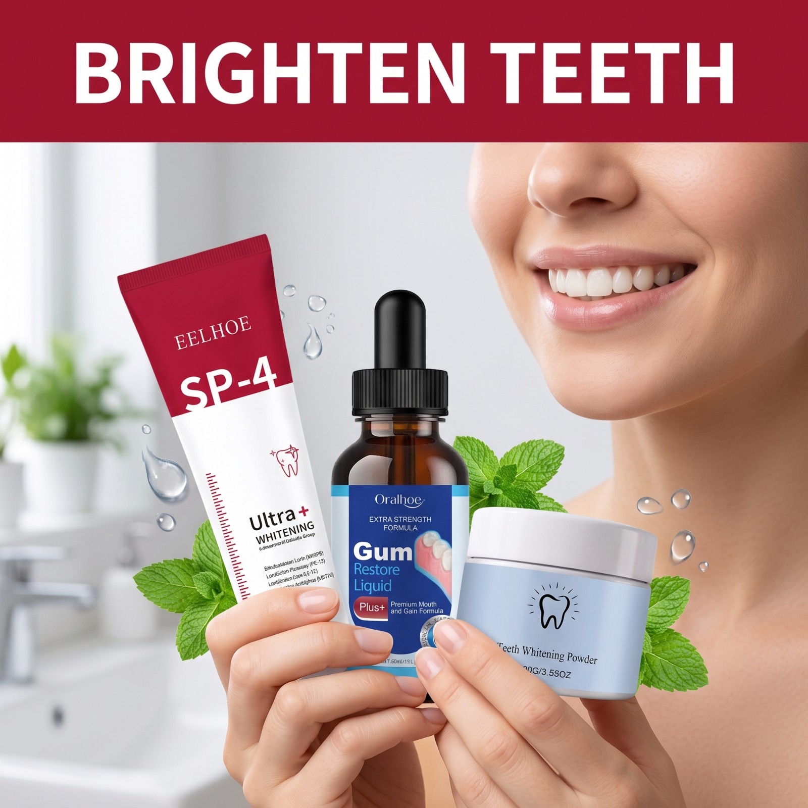 مجموعة العناية بالفم: معجون أس - مراجعة Teeth Paint Whitening وسعره