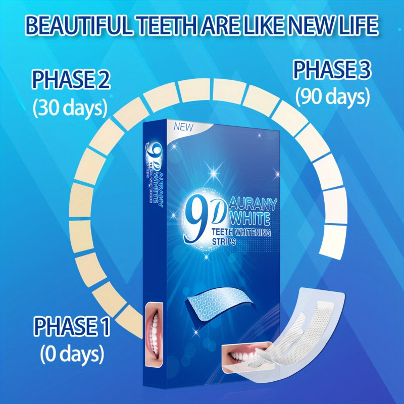 21 زوجًا من شرائط تبييض الأسنا - مراجعة Teeth Whitening With Hydrogen Peroxide وسعره