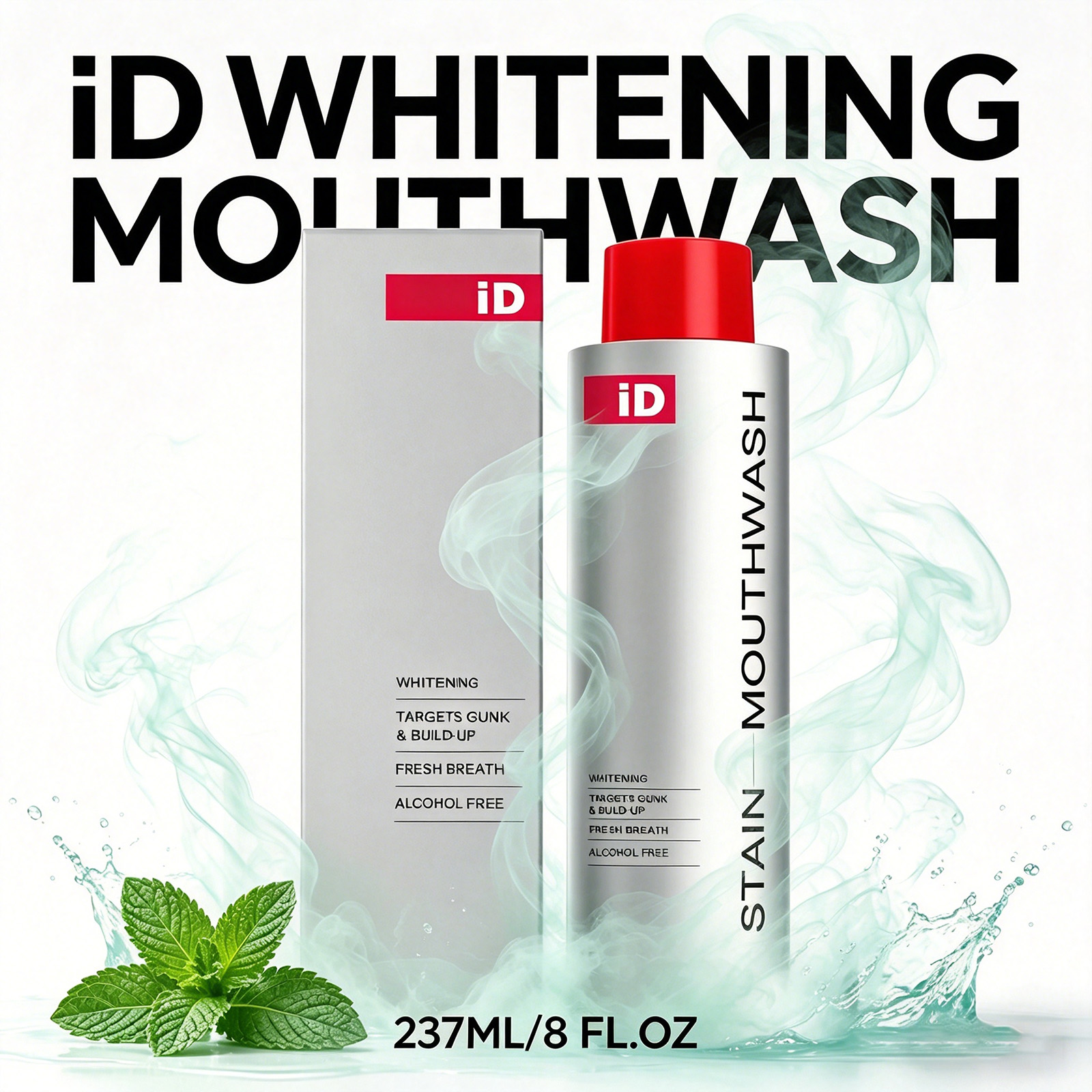 غسول فم جديد لتبييض الأسنان -  - مراجعة Whitening Mouthwash وسعره