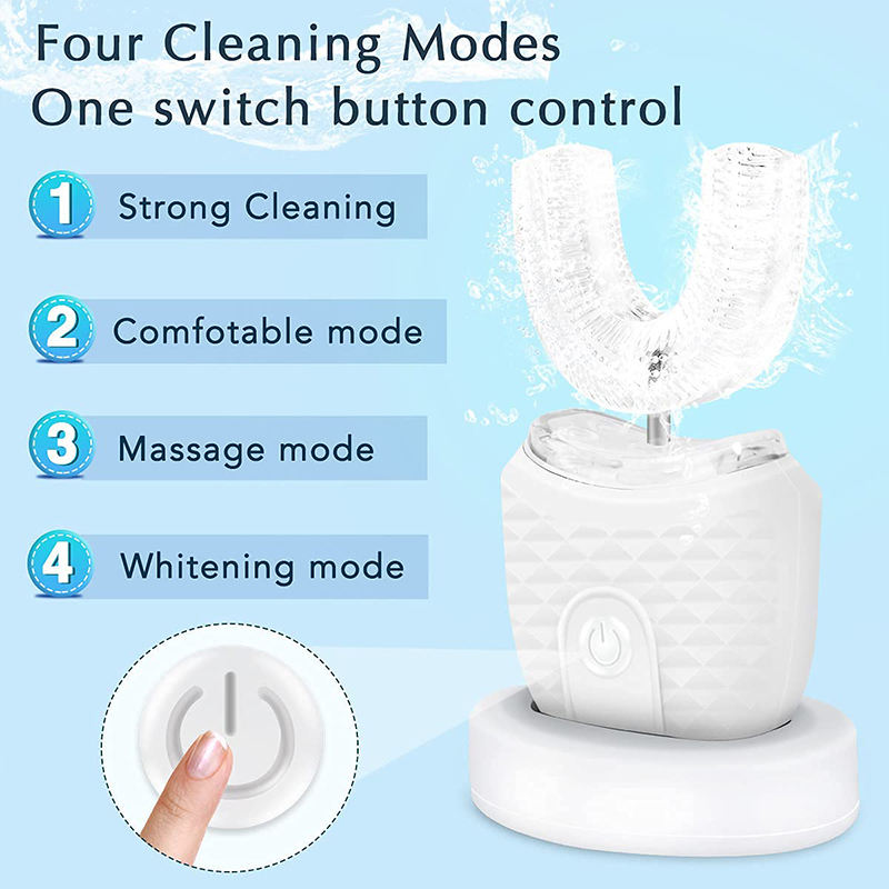 المهنية المحمولة 360 درجة U شك - مراجعة Electric Toothbrush Sonic وسعره