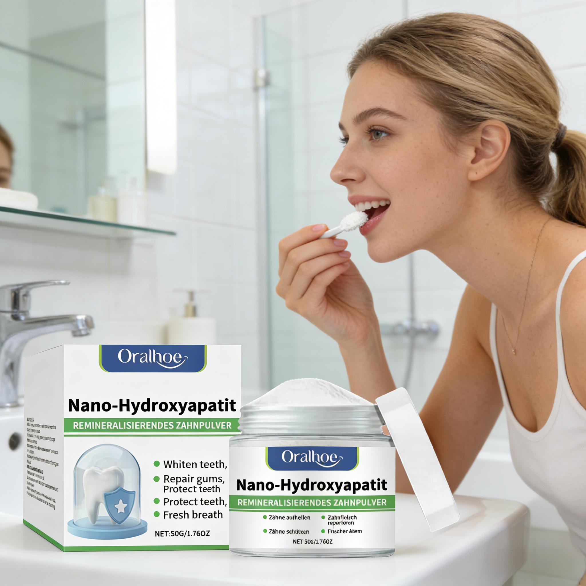 مسحوق تبييض الأسنان Oralhoe، ت - مراجعة Teeth Paint Whitening وسعره