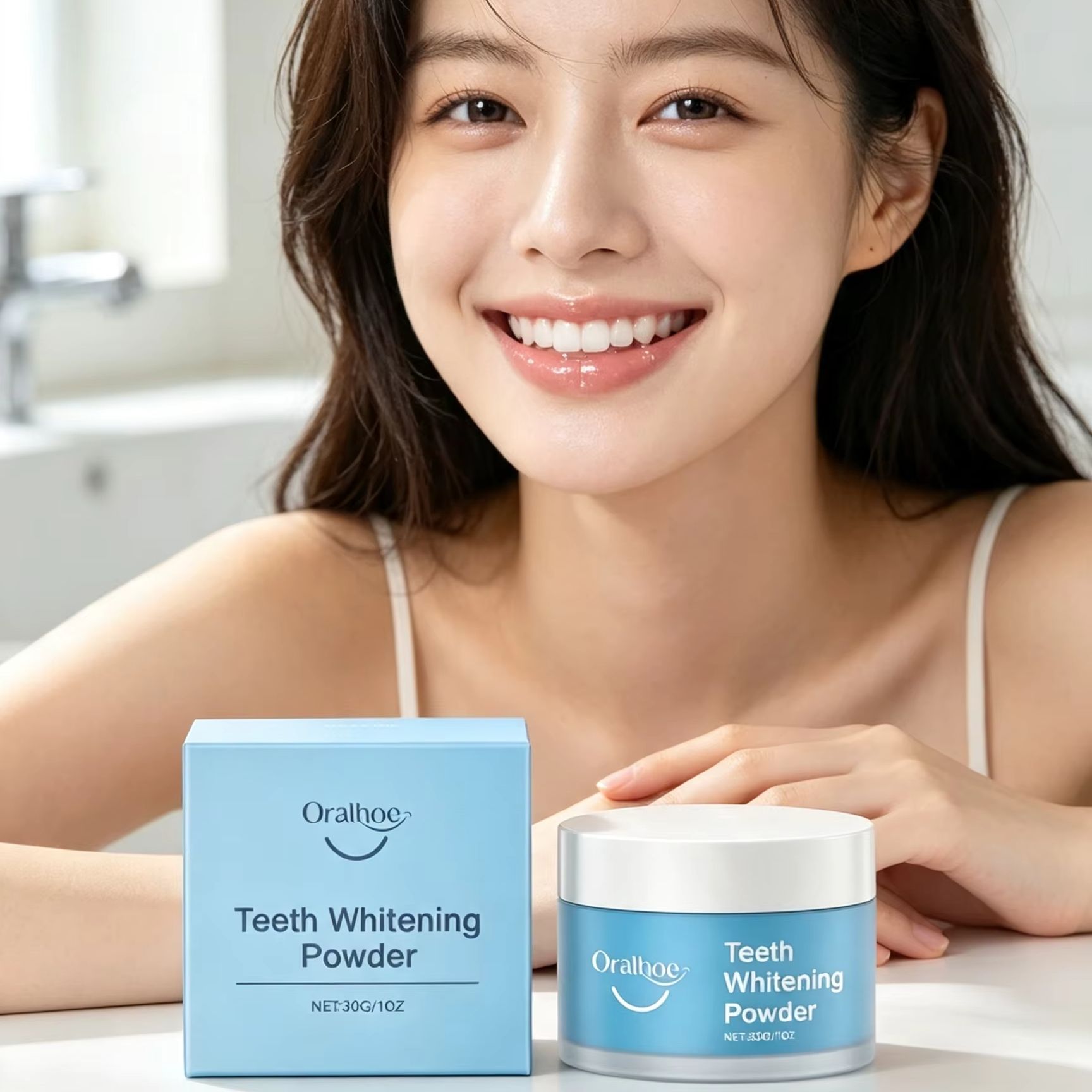 مسحوق أورالهو لتنظيف الأسنان،  - مراجعة Teeth Paint Whitening وسعره