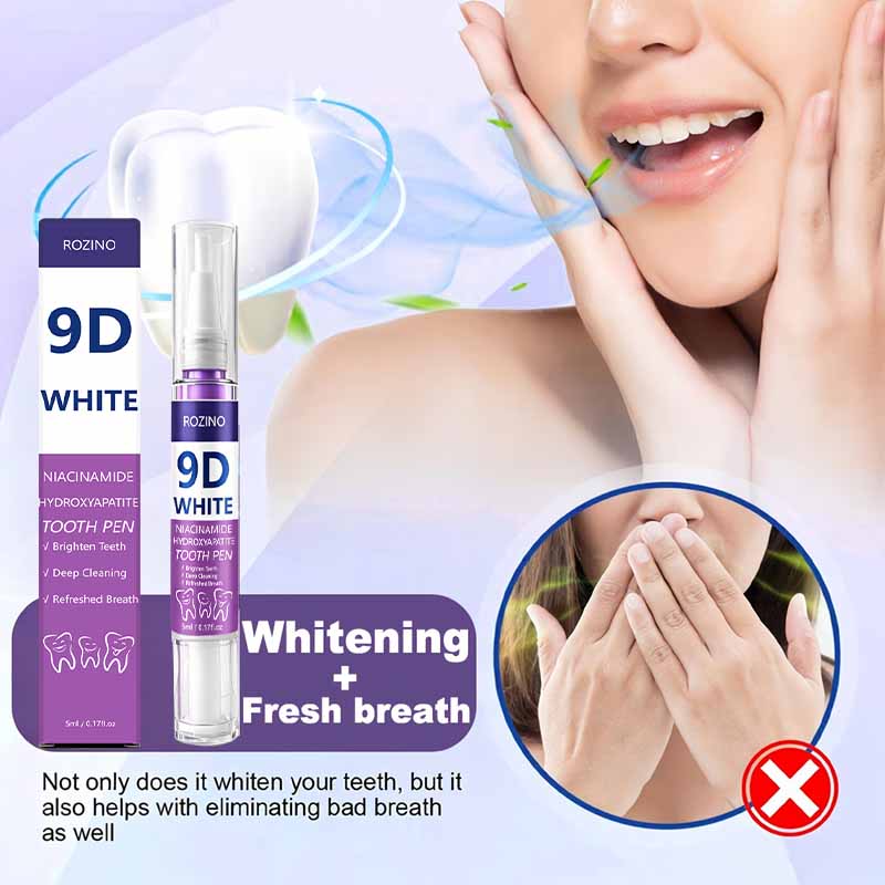 قلم تبييض الأسنان ROZINO 9D مع - مراجعة Teeth Whitening Pen وسعره