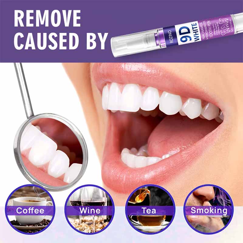 قلم تبييض الأسنان ROZINO 9D مع - مراجعة Teeth Whitening Pen وسعره