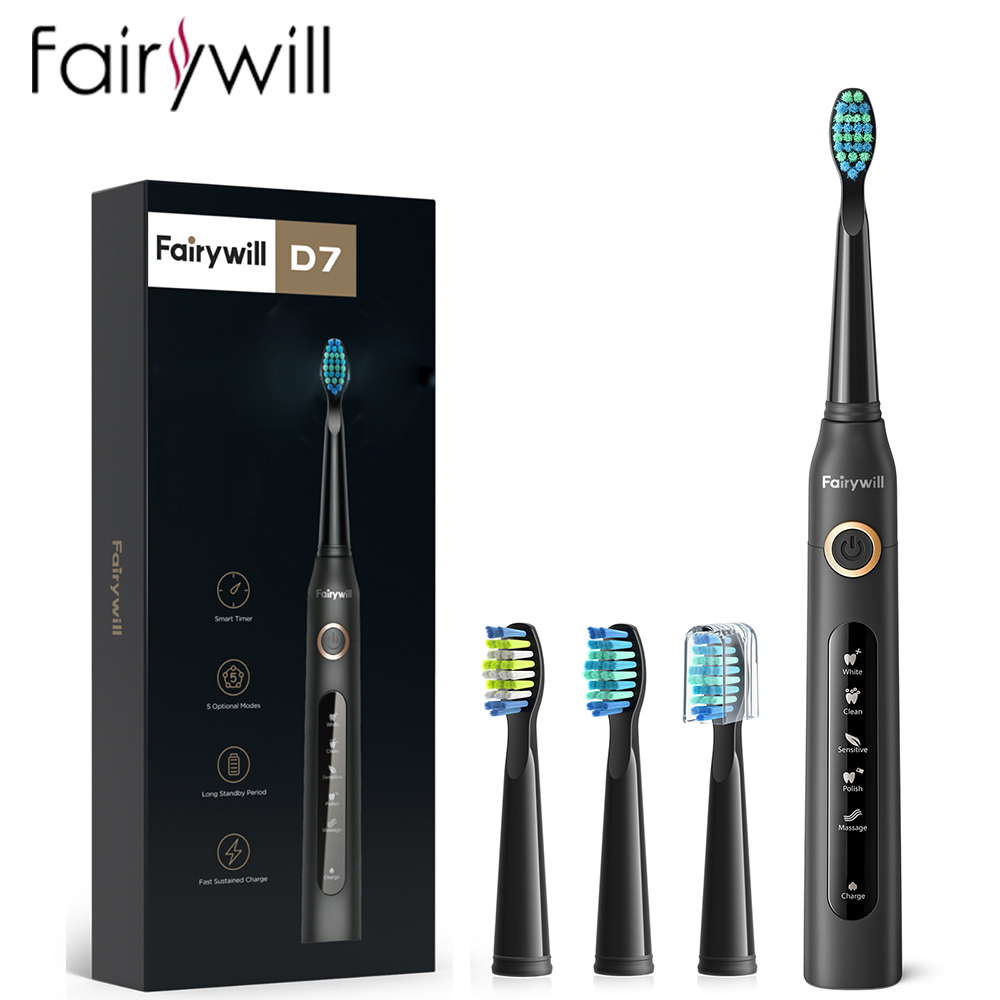 فرش فيريوا شحن USB قابلة لإعاد - مراجعة Electric Toothbrush Sonic وسعره