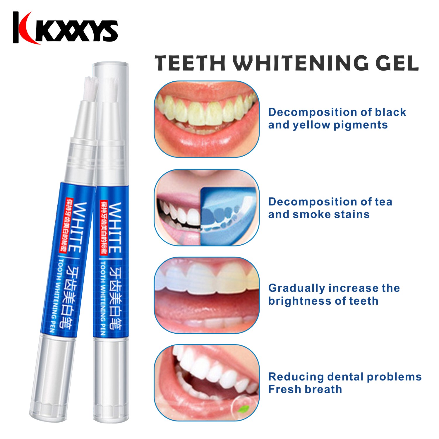 2 قطعة * 3 مللي شعبية الأبيض ت - مراجعة Teeth Whitening Pen وسعره