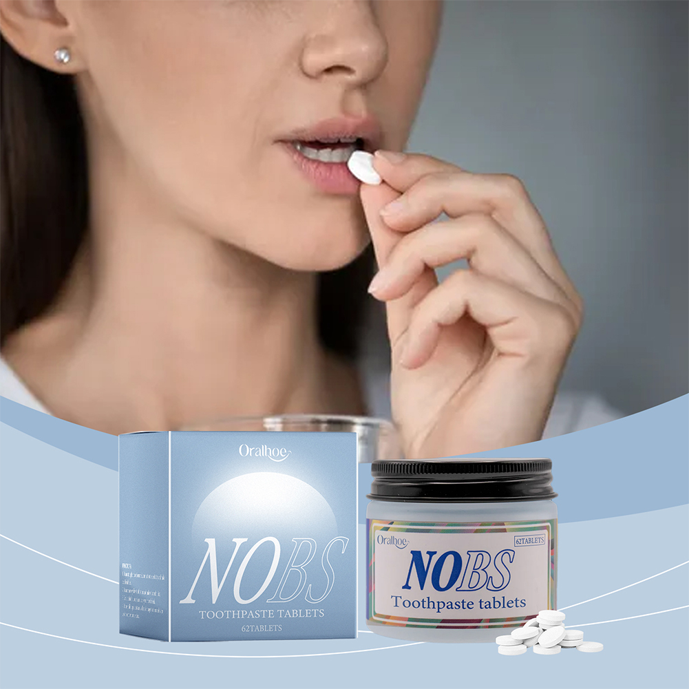 أقراص معجون الأسنان NOBS - نان - مراجعة Teeth Whitening Xylitol وسعره