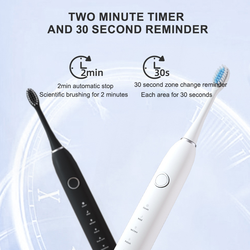 6 طرق فرشاة أسنان كهربائية بال - مراجعة Electric Toothbrush Sonic وسعره
