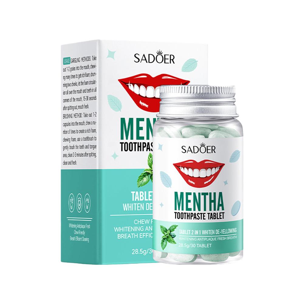 أقراص معجون الأسنان الصلبة بال - مراجعة Whitening Mouthwash وسعره